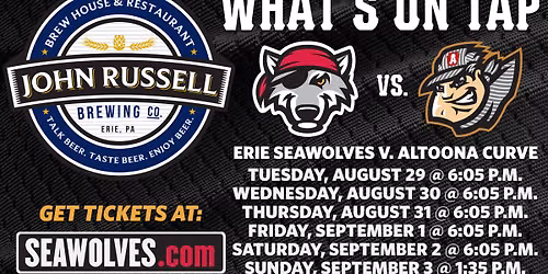 Erie Seawolves vs. Altoona Curve