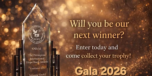 Prestigious International Hope Book Awards Gala and Author of the Year 2026
