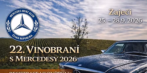 22. Vinobran\u00ed s Mercedesy 2026
