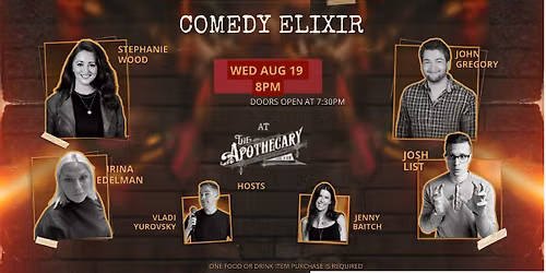 COMICS who CRUSH - Stand-Up Comedy in Fort Lauderdale |  Apothecary 330