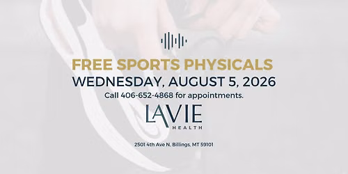 FREE Sports Physical Clinic | Wednesday August, 5 2026