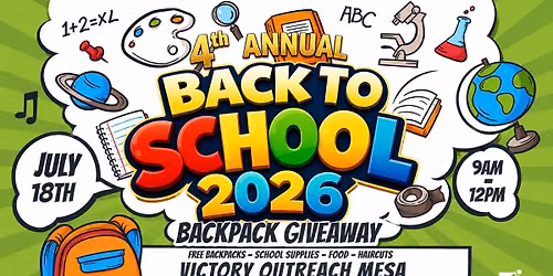 BACK TO SCHOOL - FREE HAIRCUTS, BACKPACKS, & MORE  + CAR AND MOTORCYCLE SHOW