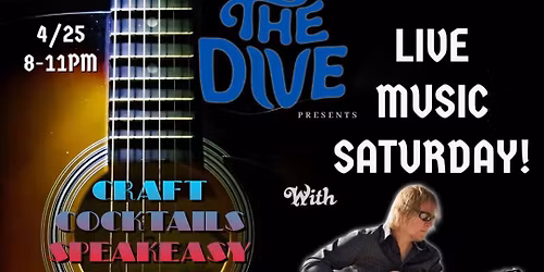Live music Saturday kicks off with Doug!!