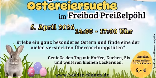 Ostereiersuche Freibad Prei\u00dfelp\u00f6hl