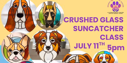 Crushed Glass Sun Catcher Class
