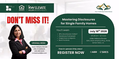Mastering Disclosures for Single Family Homes