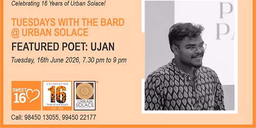 Tuesdays with the Bard @ Urban Solace features Ujan