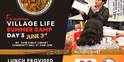 FA'ASAMOA VILLAGE LIFE SUMMER CAMP | DAY 3 TAUTUA THROUGH ART & EXPRESSION