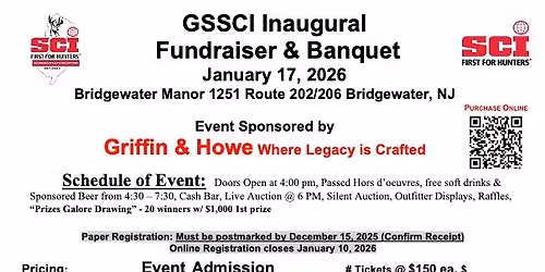Garden State Chapter of SCI Inaugural Banquet