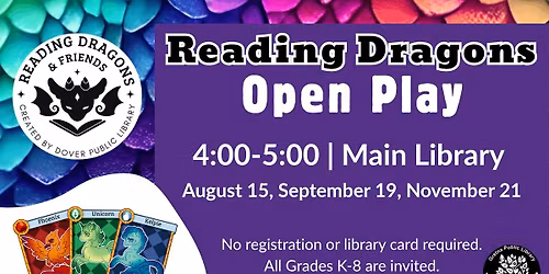 Reading Dragons Open Play