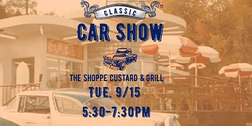 Classic Car Cruisin\u2019 & Scoop\u2019n Night Tuesday 9\/15 5:30-7:30PM
