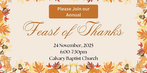 Feast of Thanks 2025
