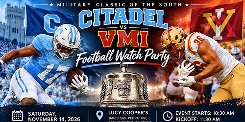 2026 Citadel\/VMI Football Watch Party