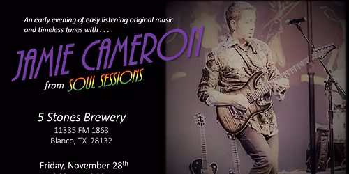 Jamie Cameron from SOUL SESSIONS