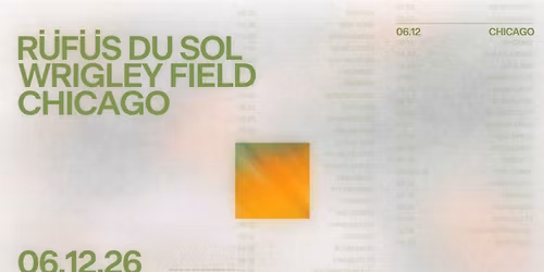 R\u00fcf\u00fcs Du Sol Chicago Tickets
