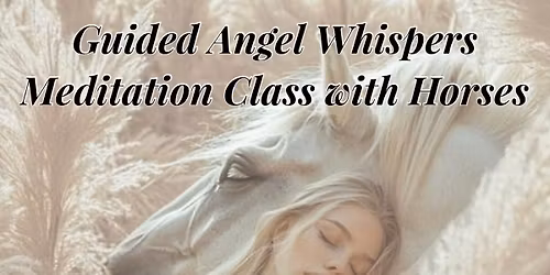 Guided Angel Whispers Meditation Class with Horses