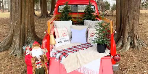 Vintage red truck minis $30