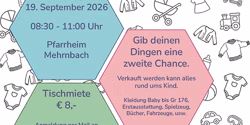 Mehrnbacher Kinderwarenbasar f\u00fcr Selbstverk\u00e4uferInnen