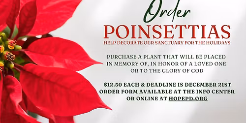 Order Poinsettias