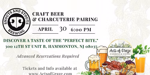  \ud83c\udf7a Craft Beer & Charcuterie Tasting 