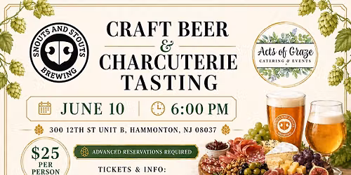  \ud83c\udf7a Craft Beer & Charcuterie Tasting 