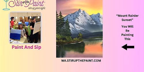 Seattle Paint and Sip, Paint Party, Paint Night With Stir Up The Paint