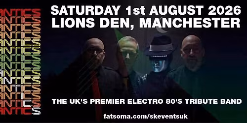 Electromantics - 80's Electro Tribute Band - Live At Lions Den, Manchester