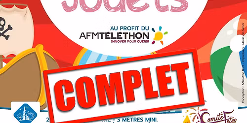 T\u00e9l\u00e9thon : Bourse aux Jouets