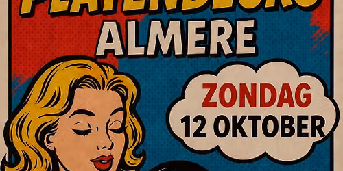 Platenbeurs Almere congreszaal Annapark zondag 11 oktober
