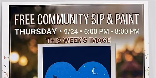 Community sip and paint