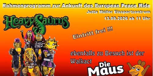 Rahmenprogramm zur Ankunft des European Peace Ride 2026