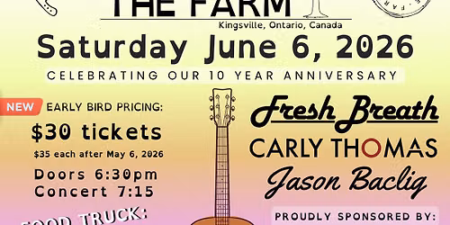 Barn On The Farm - June 6, 2026