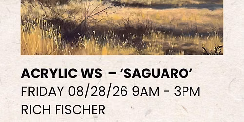 Acrylic Workshop Saguaro