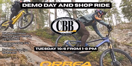 Orbea Demo Day and Shop Ride