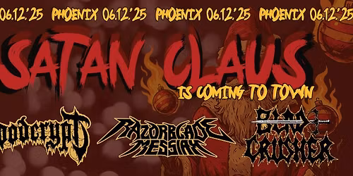 Satan Claus: Bladecrusher | Razorblade Messiah | Bloodcrypt