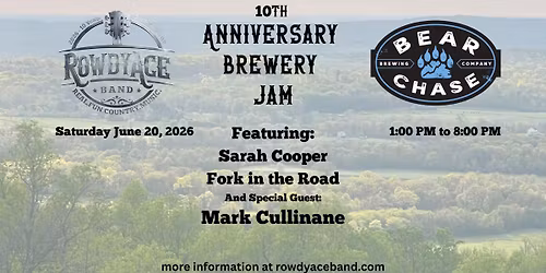Rowdy Ace Band 10th Anniversary Brewery Jam