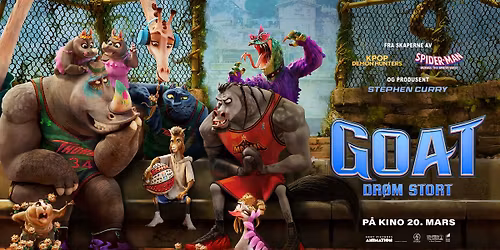 F\u00f8rpremiere p\u00e5 GOAT - Dr\u00f8m stort \/\/ 14. og 15. mars! 