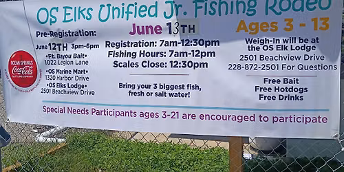 Jr Kids Fishing Rodeo