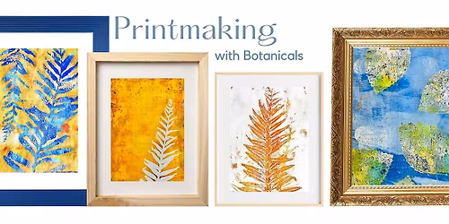 Botanical Gel Plate Printmaking