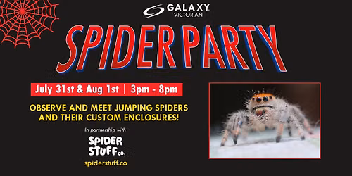 SPIDER PARTY - Jumping Spider Mini-Expo @ Galaxy