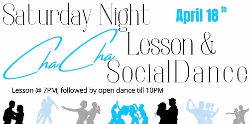 Saturday Night Lesson & Social Dance