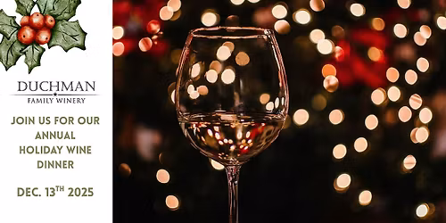 Holiday Wine Dinner