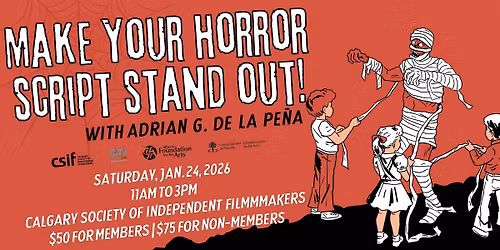 Make Your Horror Script Stand Out with Adrian G. De La Pe\u00f1a