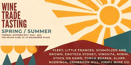 Spring  \/ Summer Trade Tasting