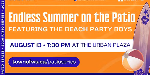 Endless Summer on the Patio Featuring The Beach Party Boys