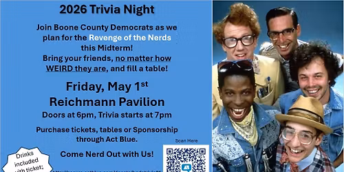 2026 Trivia Night--Revenge of the Nerds