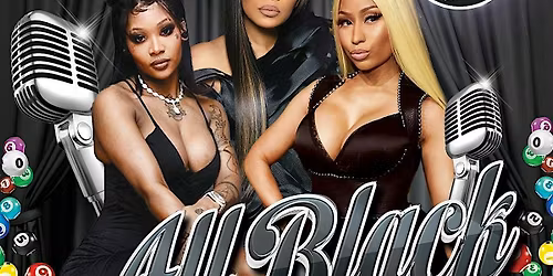 R&B and Hip-Hop Bingo  -  All Black Everything  Edition