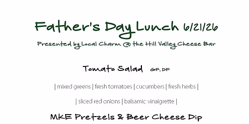 Father's Day Lunch at the Cheese Bar