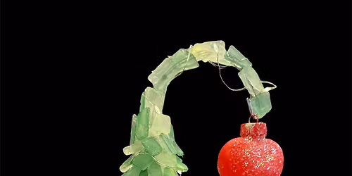 Annual Grinchmas Day Sea Glass Tree