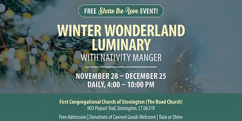 Winter Wonderland Luminary